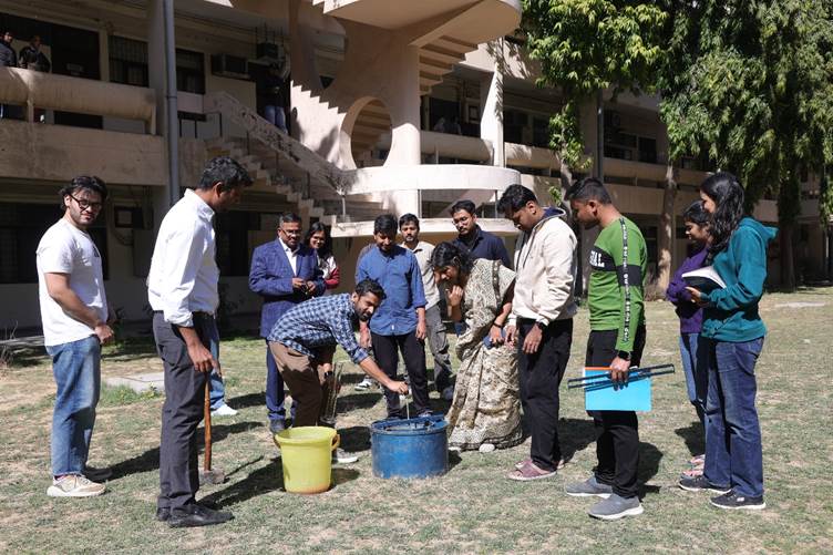 Double Ring Infiltrometer Experiment